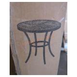 StyleWell 27" Porcelain Bistro Table, Brown