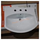 Kohler Elmbrook Pedestal sink 22x18 in