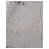 FUFU&GAGA Accent Storage Cabinet Organizer