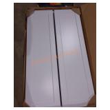 42" H x 24" W x 13" D White Wall Cabinet
