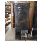 Builders Edge Louvered Vinyl Exterior Shutters