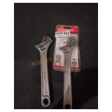 Crescent 10" chrome adjustable Wrench (2)