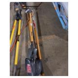 Husky 3pc Lawn Tool Lot, 2 Shovels 1 Rake