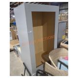 32.5"×24"×72" Grey Cabinet