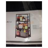 HDX 4-Tier Plastic Garage Storage Shelving Unit