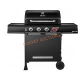 DynaGlo 4 Burner Propane Gas Grill, Matte Black