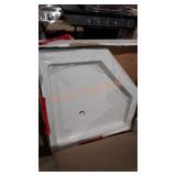 Delta 38in angle shower base