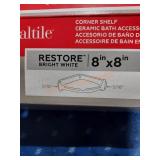 Daltile Corner Shelf Ceramic Bath Accessory