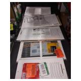 White Wall/Ceiling Register Lot