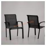 Phil villa outdoor dining chair pair
