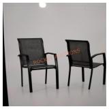 Phil villa outdoor dining chair pair