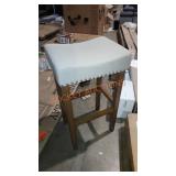 Nathan James Hylie pub height upholstered stool