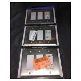 AMERELLE Oversized 3 Steel Wall Plate