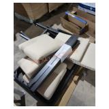 5-piece Dining Set with Upholstered Chairs