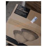 13" 2-Light Flush Mount