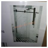 Vigo glass shower door 48-52in x 76in sliding