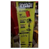 Ryobi 2 cycle 18in 25cc string trimmer straight