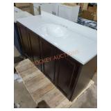 35.75"H x 48.5"W x 19"D bathroom sink/Vanity