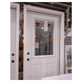 JeldWen steel door w/ 1/2 lite blinds 36" x 80"