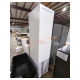 18" x 24.5" x 85" White Cabinet