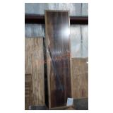 Butcher block wood top apx 98 x 25 x 2