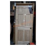 JELD-WEN unfinished door LH apx 82 x 34 in