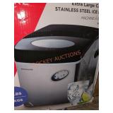 Frigidaire XL capacity stainless steel ice maker