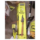 Ryobi 17.5" hedge trimmer attachment, 3/8" cut