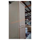 Freestanding  unfinished cabinet apx 18 x 24 x 90