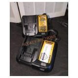 DeWalt Battery Chargers Only, 2 Total