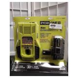 RYOBI 18v 4Ah Lithium Battery and Charger