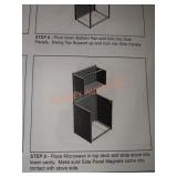 Fold up stove and microwave rack
