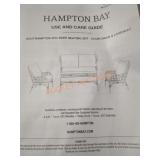 Hampton Bay 4piece deep seating patio set