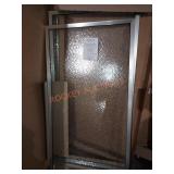 Two 29.5" x 56" Glass Shower Door