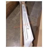 White blinds for window 35.25" faux wood