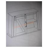 Nestfair 27"W 20"H White Bathroom Cabinet