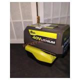 Ryobi 40V Li Ion 6Ah Battery and Charger