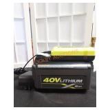 RYOBI 40V 6Ah Lithium Battery and Charger