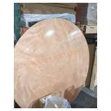 72" Round Wooden Table