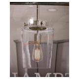 Hampton Bay 1-light mini pendant glass shade