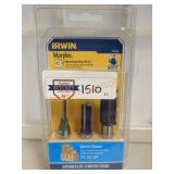 Irwin Marples 3pc Plywood Dado Router Bit Set