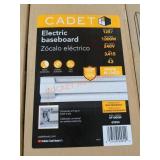 Cadet 48" Electric Baseboard Heater, White