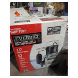Everbilt Professional Sump Pump 1/2hp 36gpm
