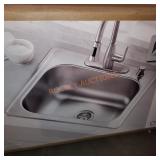 Glacier Bay 25 in single bowl sink