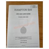 Hampton Bay Ceramic Table Lamp