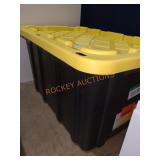 HDX 27 gal tough tote 28.6"W x 19.6"L x 15"H