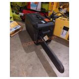 Ryobi 36cc 18" chainsaw with black heavy-duty case