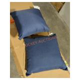 Arden Selections Set of 2 Navy Mini Throw Pillows