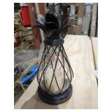 Hampton Bay 12.5" Pineapple Lantern w/ LED Candle