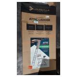 Louisville ladder aluminum attic ladder